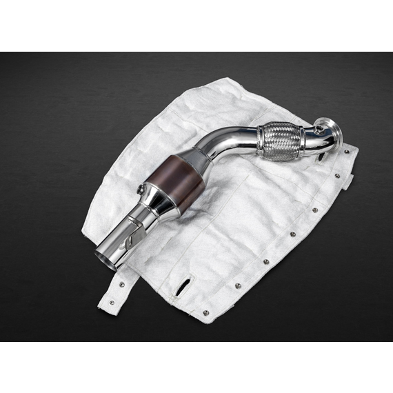 Ferrari 488 Pista Capristo Sports Catalyst Système d'échappement avec protection thermique