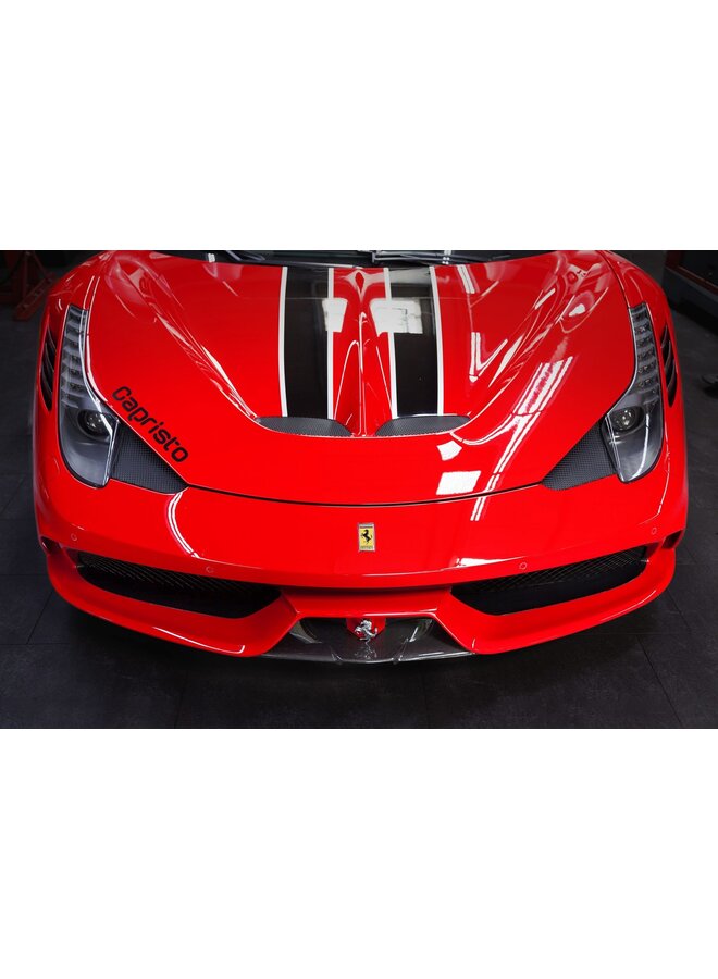 Alerón delantero de fibra de carbono Ferrari 458 Special Capristo