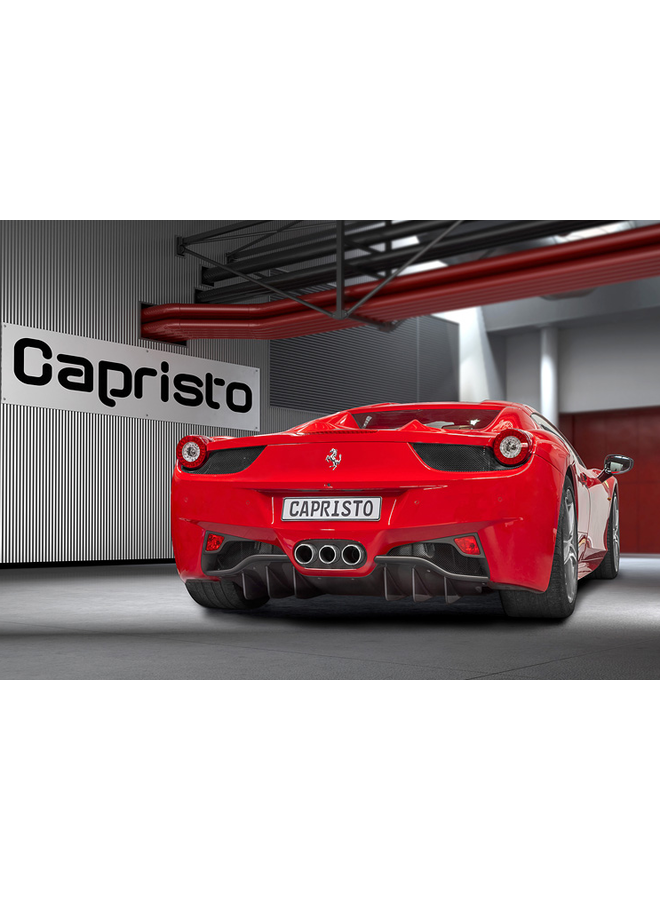 Diffusore in fibra di carbonio Ferrari 458 Italia/Spider Capristo