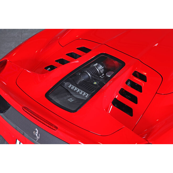 Ferrari 458 Italia/Spider Capristo Carbon Fiber Motorkap met glazenruit