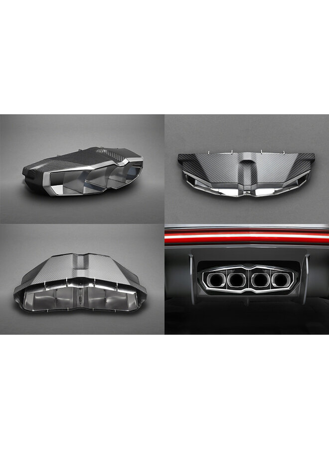 Lamborghini Aventador LP700 Capristo Sport Exhaust system with valves incl. Carbon Fiber tailpipes