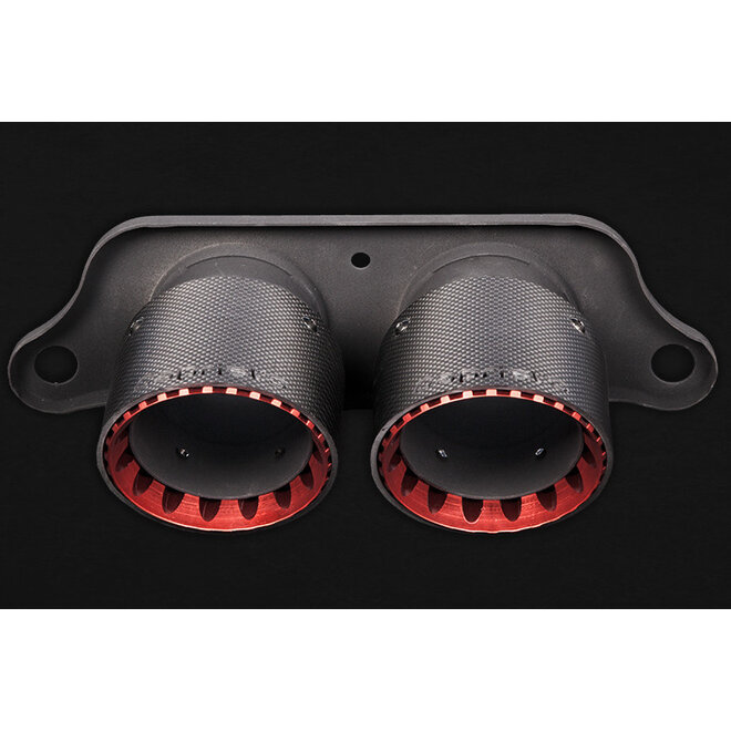Porsche 911 GT3 / GT3RS Capristo Carbonfaser-Auspuffblende