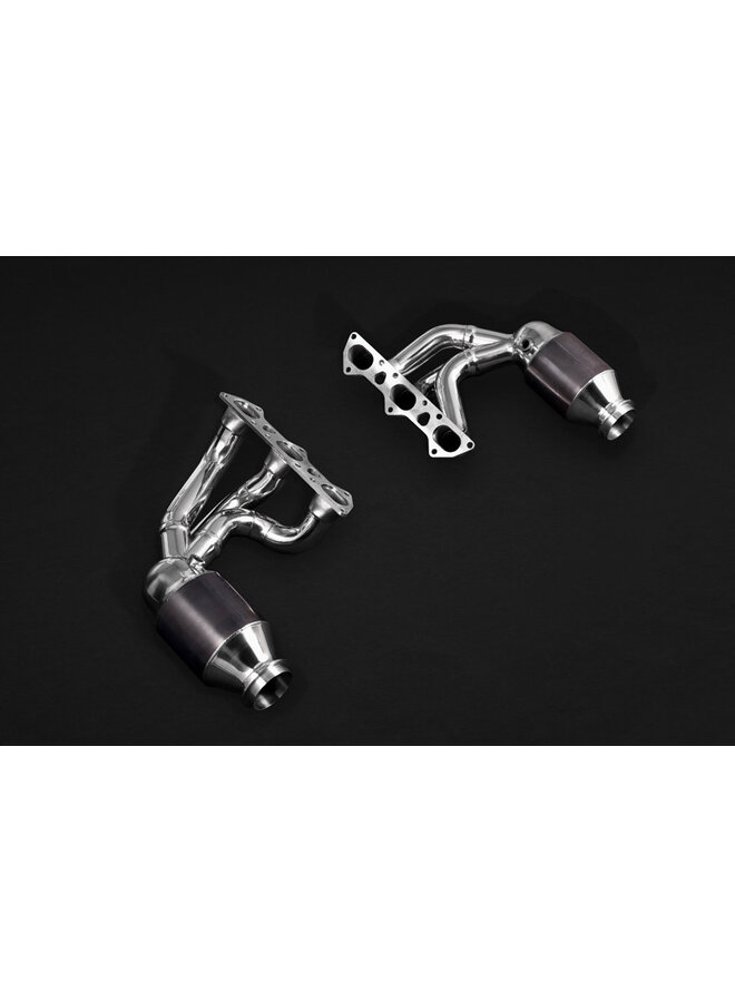 Porsche 991 GT3 / GT3RS Capristo Sport Exhaust Manifolds and Carbon Fiber Diffuser