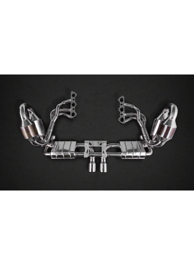 Porsche 991 GT3 Capristo Sport Exhaust system with valves