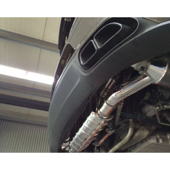 Sistema di scarico sportivo Capristo con valvole e catalizzatori per Porsche 991.1 / 991.2 Turbo / Turbo S