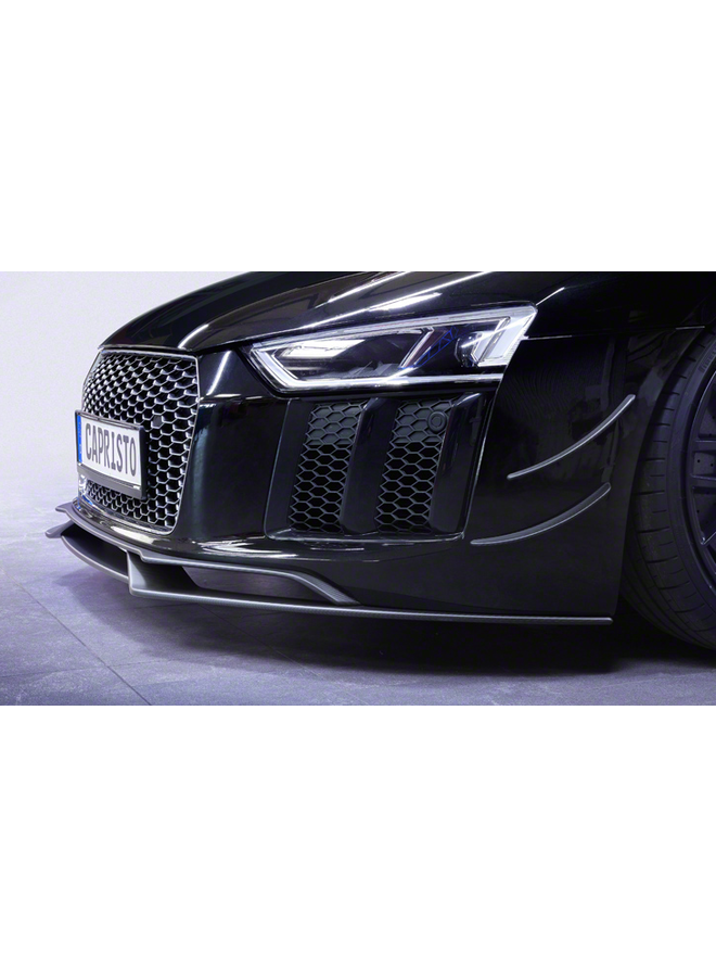 Audi R8 V10+ Capristo Carbonfaser-Frontflossen