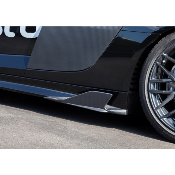 Audi R8 V10+ Capristo Carbon Fiber Zijvinnen
