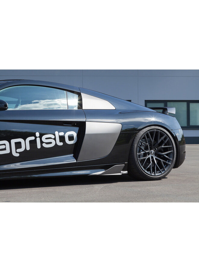 Audi R8 V10+ Capristo Barbatanas Laterais em Fibra de Carbono