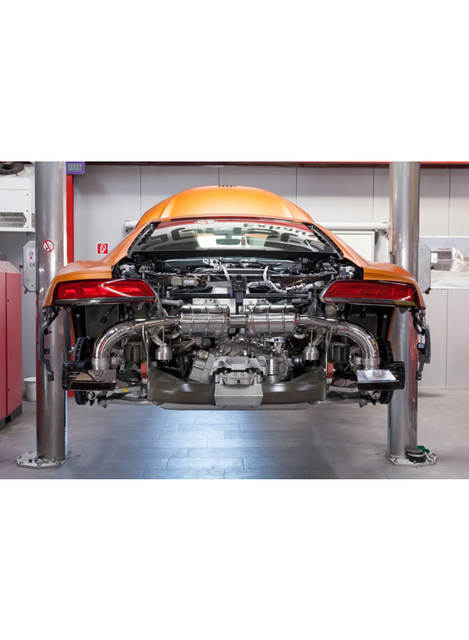 Audi R8 V10+ Capristo Sport Sistema de escape com válvulas, incluindo controle remoto