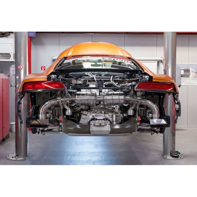 Audi R8 V10+ Capristo Sport Sistema de escape com válvulas, incluindo controle remoto e aprovação ECE
