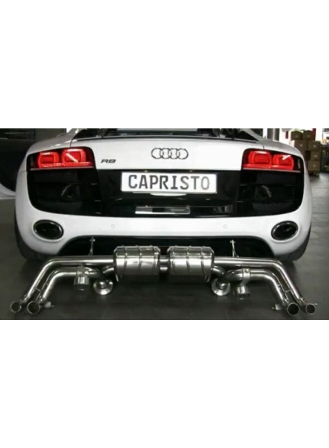 Audi R8 V8 / V10 Facelift Capristo Sistema di scarico sportivo con valvole e telecomando