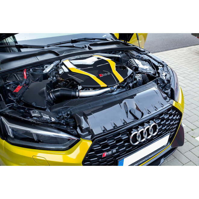 Capristo Audi RS5 F5 cache-moteur en carbone
