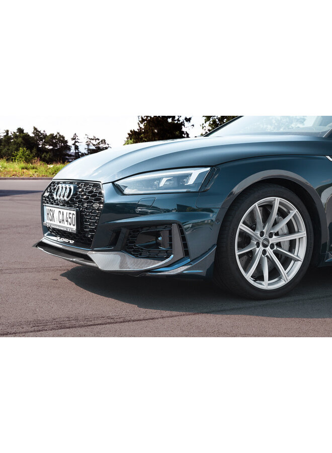 Audi RS5 (F5) Lábio dianteiro em fibra de carbono Capristo