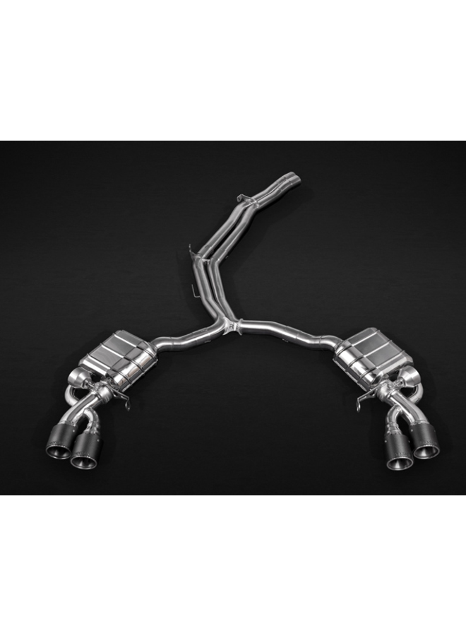 Audi RS5/S5/RS4 (F5)/(B9) Capristo Sport Exhaust system with valves, remote control and Carbon end tips