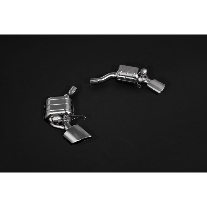 Audi RS5/S5/RS4 (F9)/(B9) Capristo Système d'échappement sport avec valves, télécommande et embouts ovales
