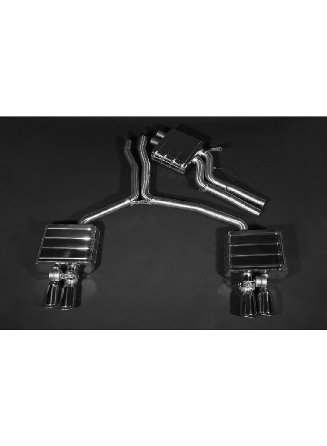 Audi S4 (B8) Capristo Sport Exhaust system with valves, remote control and end tips