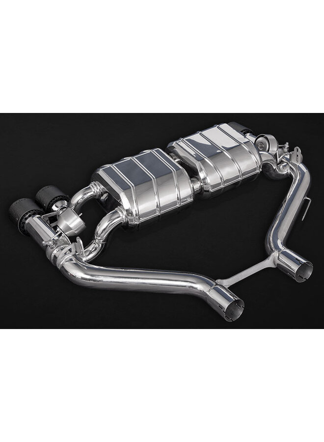 BMW M2 F87 Competition Capristo Sport Exhaust System with Valves and Carbon End Tips