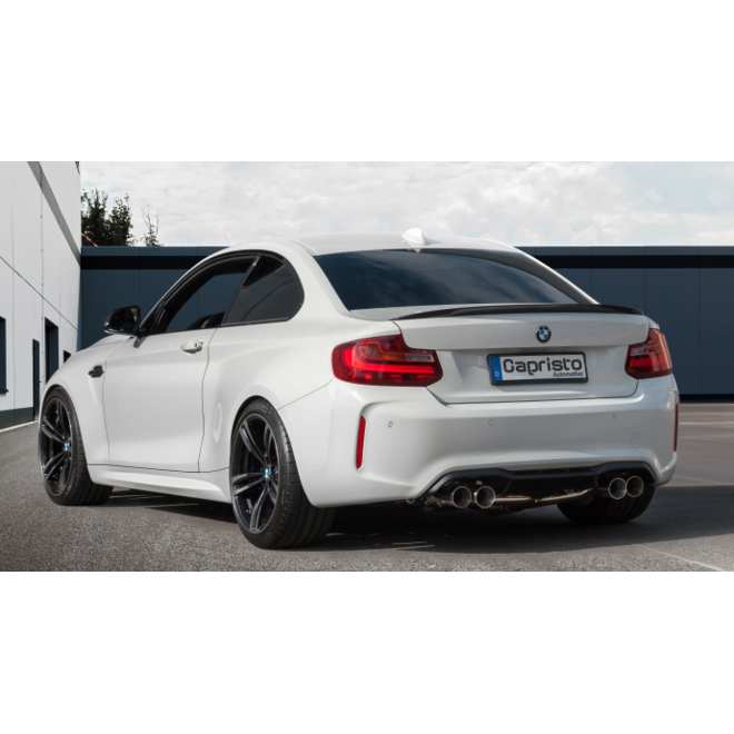 Système d'échappement sport BMW M2 F87 et Alpina Capristo avec valves et embouts