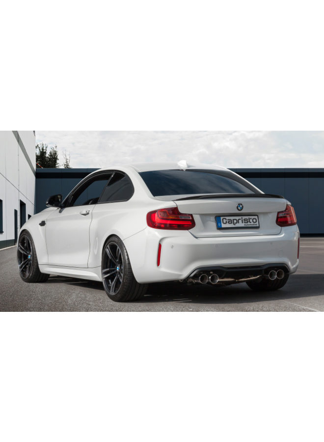 BMW M2 F87 & Alpina Capristo Sportauspuffanlage mit Ventilen und Endrohren