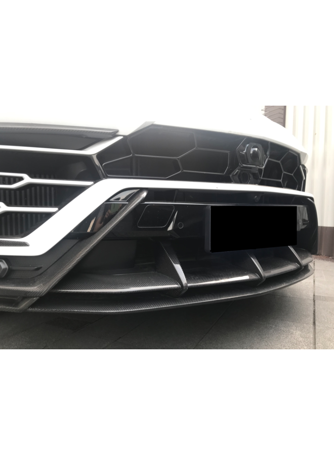 Divisor de lábios dianteiro em carbono Lamborghini Urus