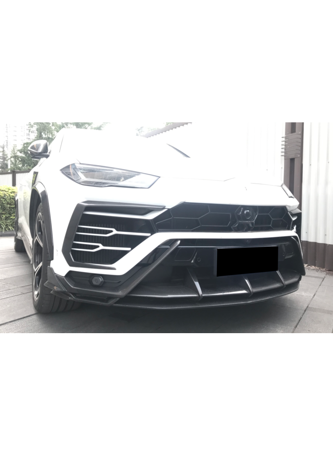 Divisor de lábios dianteiro em carbono Lamborghini Urus