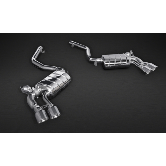 BMW X5M / X6M F15/F85/F86 Capristo Sport Uitlaatsysteem met kleppen en Eindtips