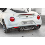 Sistema de escape esportivo Alfa Romeo 4C Capristo e difusor de carbono