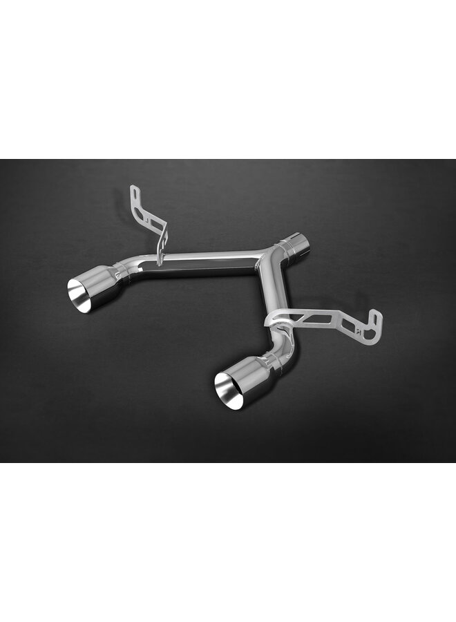 Sistema di scarico sportivo Alfa Romeo 4C Capristo e diffusore in carbonio