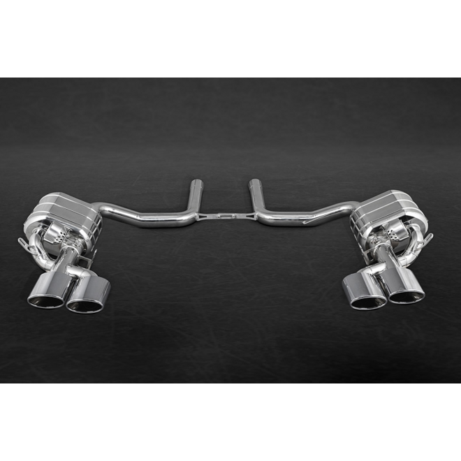 Mercedes C63 AMG W204 Capristo Sports exhaust with valves, remote control and end tips