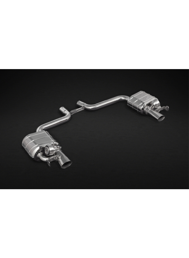 Système d'échappement sport Mercedes C43 AMG W205 Capristo avec valves et télécommande