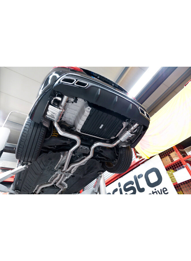 Mercedes C63 AMG W205 Capristo Sport Exhaust system with valves and remote control