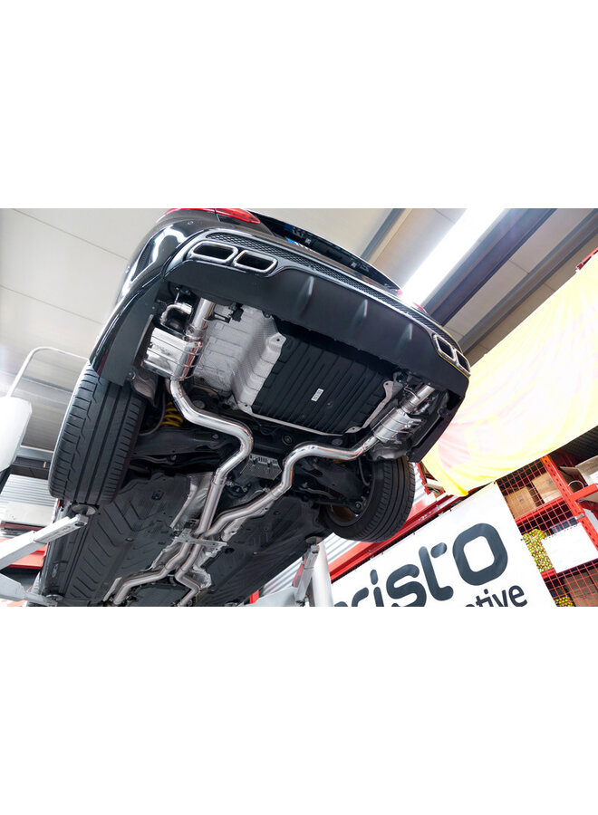 Système d'échappement sport Mercedes C63 AMG W205 Capristo avec valves et télécommande