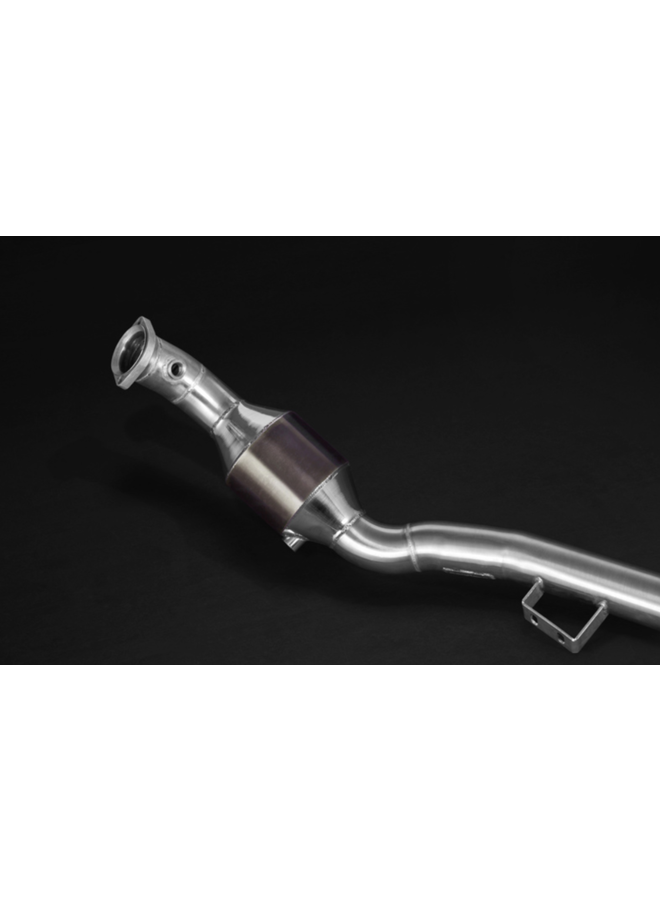 Mercedes CLS 63 AMG W218 Capristo Sport Exhaust Downpipes with Exhaust Catalysts