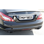 Tuyaux de descente d'échappement sport Mercedes CLS 63 AMG W218 Capristo avec catalyseurs d'échappement et embouts