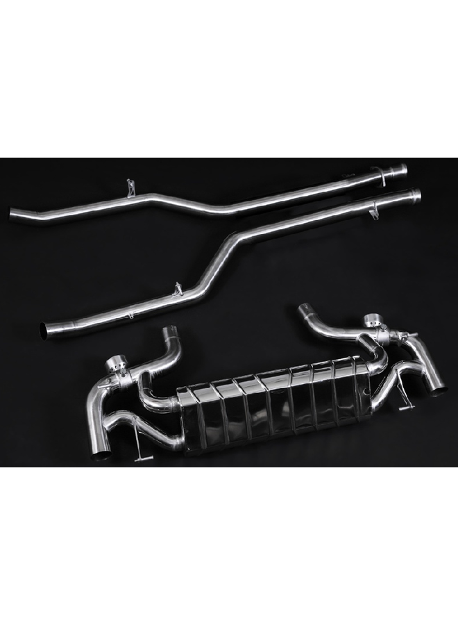Mercedes SLS AMG Capristo Sport Exhaust system with valves and remote control