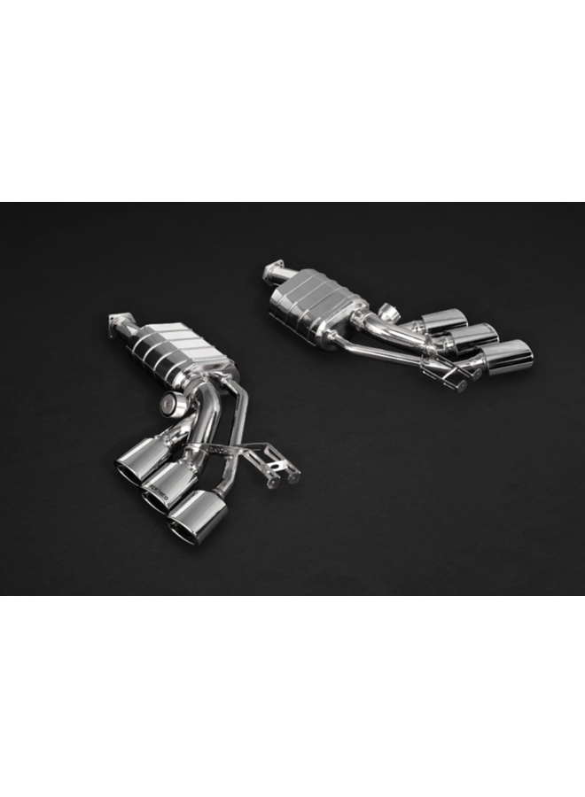 Mercedes G63 / G500 W463 Capristo Sport Exhaust system with end tips and remote control v2