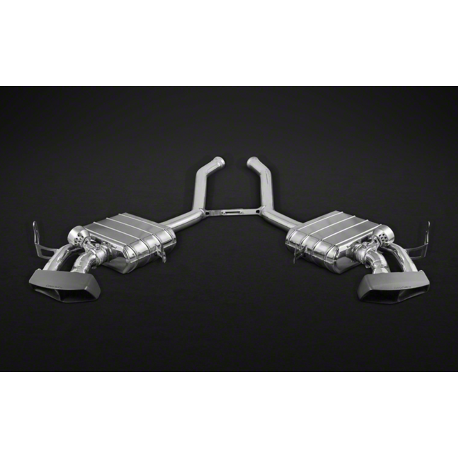 Système d'échappement sport Mercedes ML63 AMG W164 Capristo avec valves et télécommande