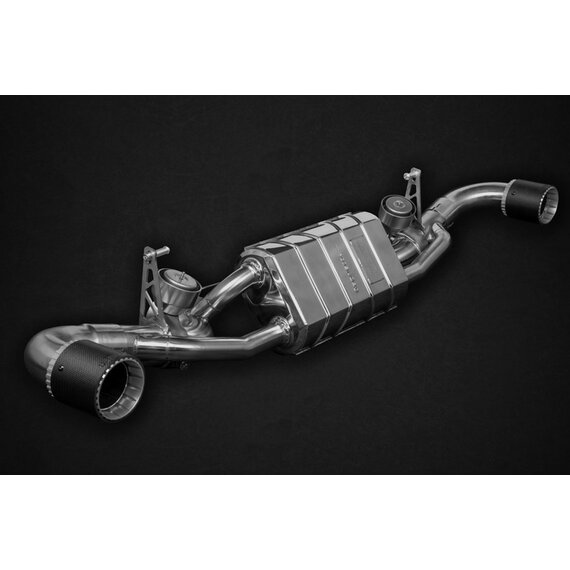 Aston Martin New Vantage Capristo Sport Exhaust system with valves and Carbon end tips
