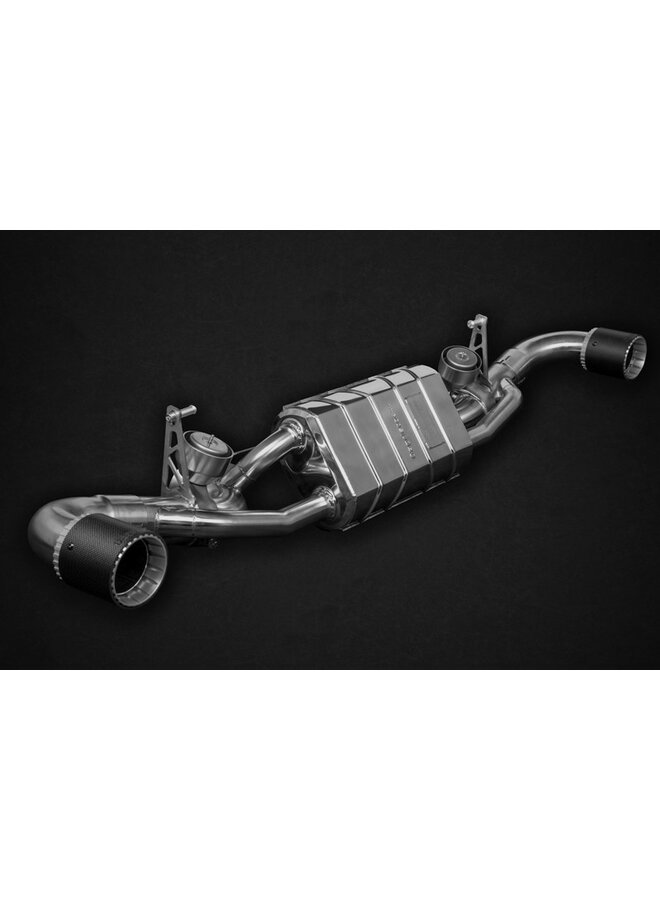 Aston Martin New Vantage Capristo Sport Exhaust system with valves and Carbon end tips