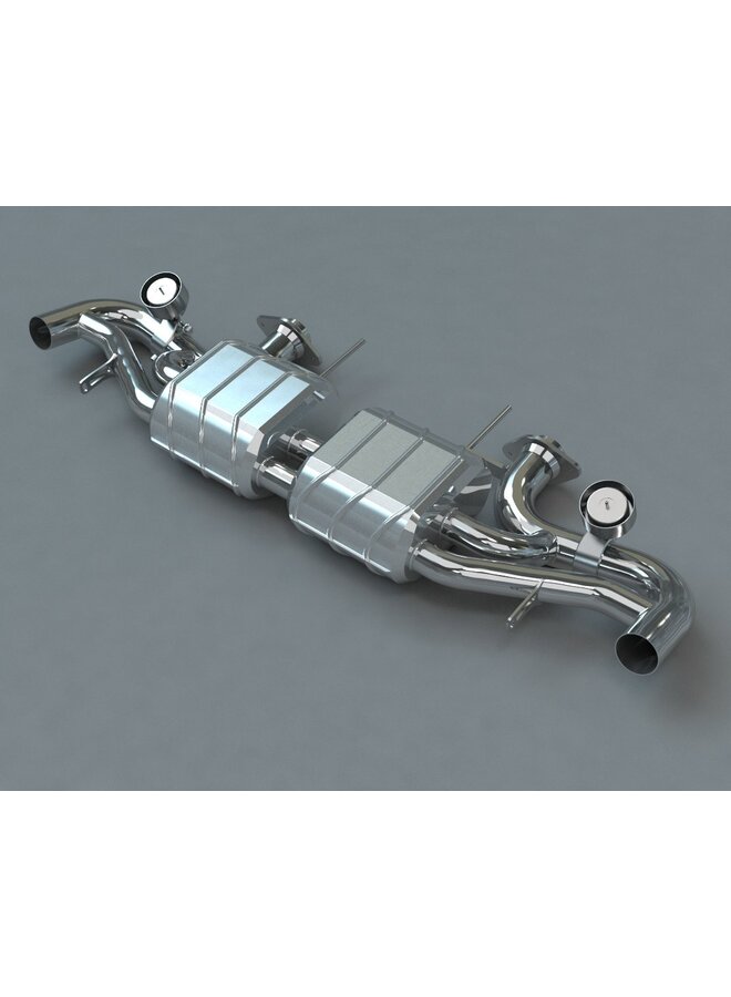 Sistema di scarico sportivo Aston Martin Vantage V8 / V12 Capristo con valvole