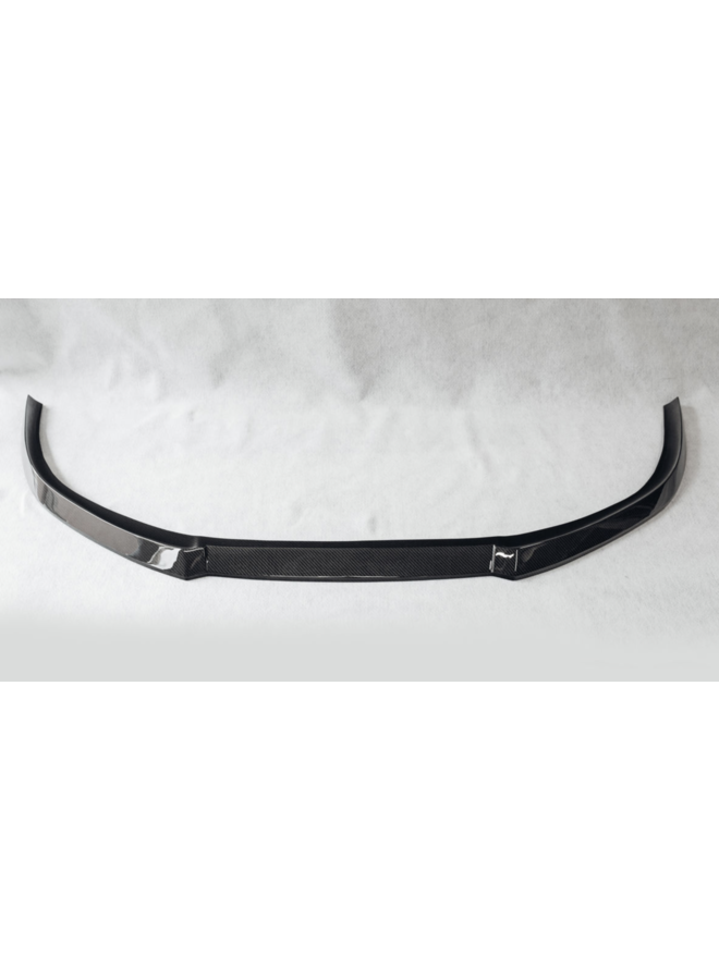 Porsche Taycan Turbo S carbon front lip splitter