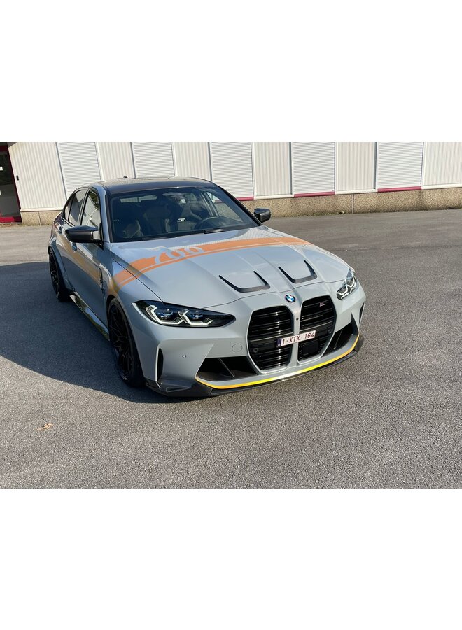 BMW G80 G81 M3 G82 M4 Cubierta de ventilación de capó de carbono