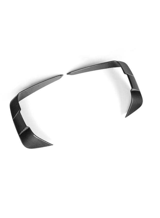 BMW 8 Series G14 G15 G16 Carbon front bumper canards