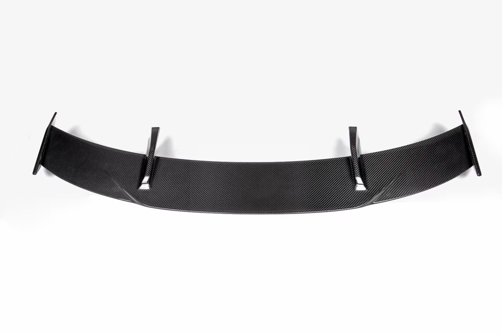 Carbon Fiber Style Trunk Spoiler Wing For BMW E92 M3 Coupe - Gloss Black Aluminum