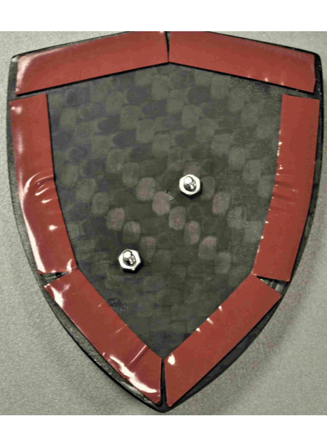 Capa lateral de carbono Ferrari escudo logotipo 458 488 F8 F12 812