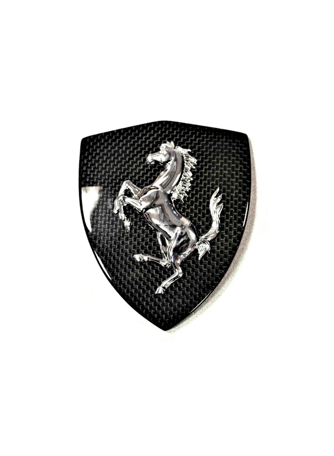 Ferrari Carbon Seitendeckel Logoschild 458 488 F8 F12 812