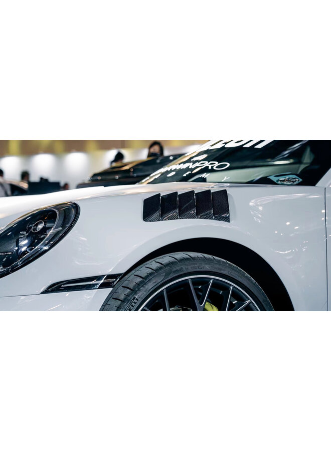 Carbon Lamellenseitenblenden Porsche 911 992 4S turbo S GT3