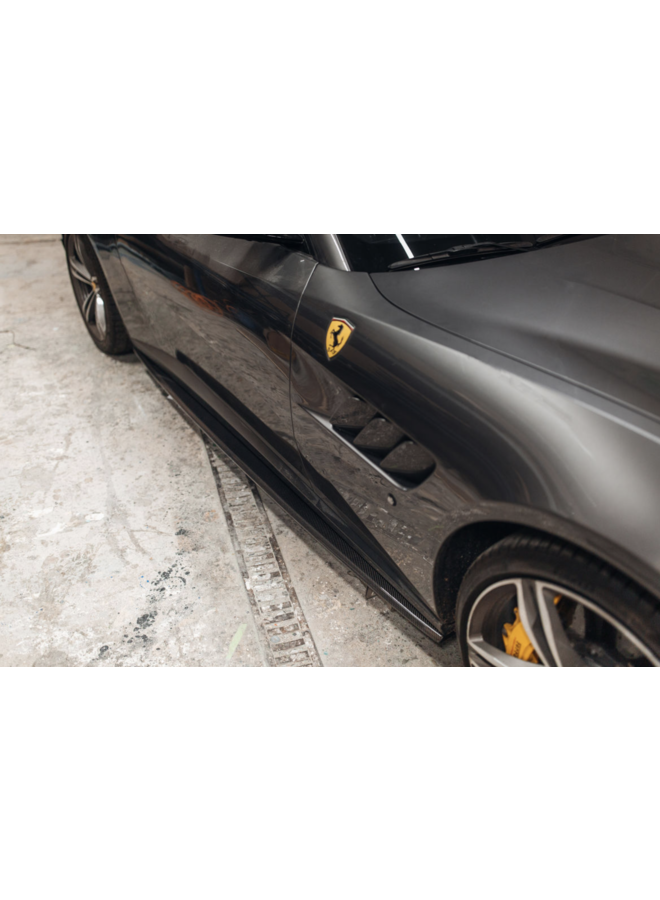 Ferrari GTC4 Lusso carbon side skirts extensions