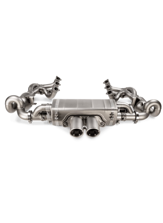 Porsche 992 GT3 Akrapovic exhaust system