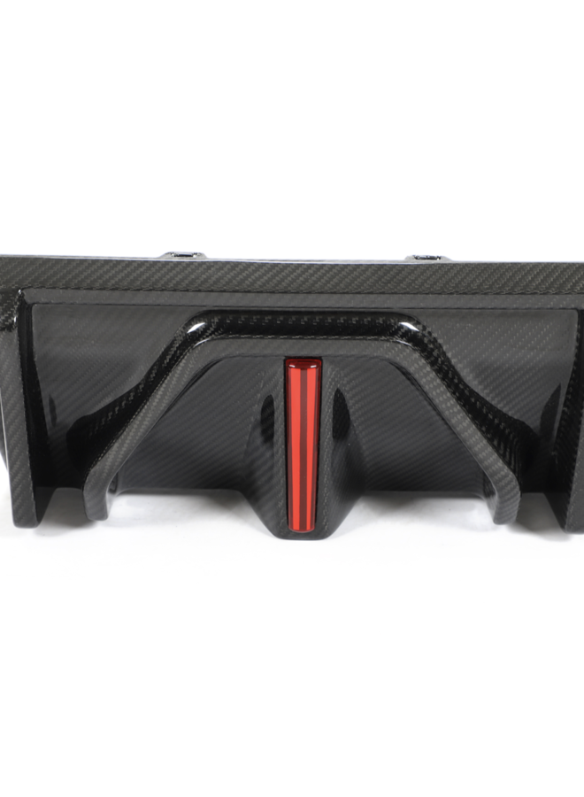 BMW G80 G81 G82 G83 M3 M4 Carbon diffuser with brake light